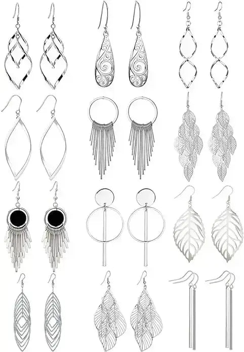 Jewearrings | Long Silver Earrings - JewEarrings