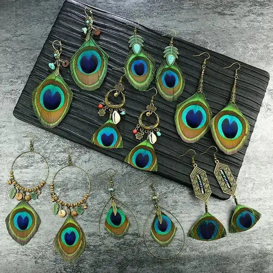 Jewearrings | Peacock Eearrings - JewEarrings