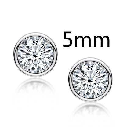 0.5-2 Carat 925 Sterling Silver Personalized Design Earrings-Jewearrings