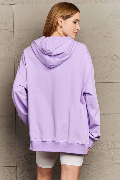 Simply Love Simply Love Full Size Dropped Shoulder DREAMER Graphic Hoodie-Jewearrings