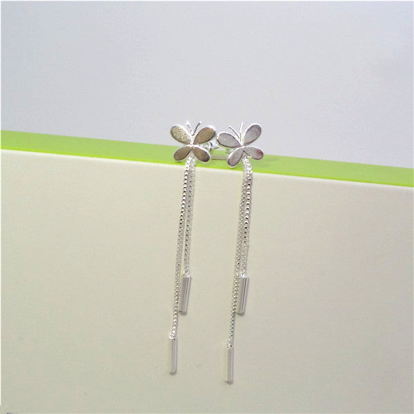 Silver Earrings Weihua Women's European And American Retro Tassel Women's Earrings Women's Foreign Trade Original Single Export Earrings-Jewearrings