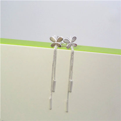 Silver Earrings Weihua Women's European And American Retro Tassel Women's Earrings Women's Foreign Trade Original Single Export Earrings-Jewearrings