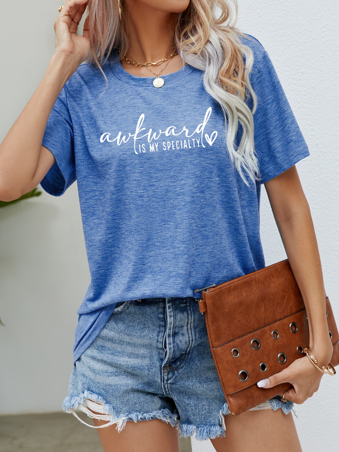 AWKWARD IS MY SPECIALTY Graphic Tee-Jewearrings