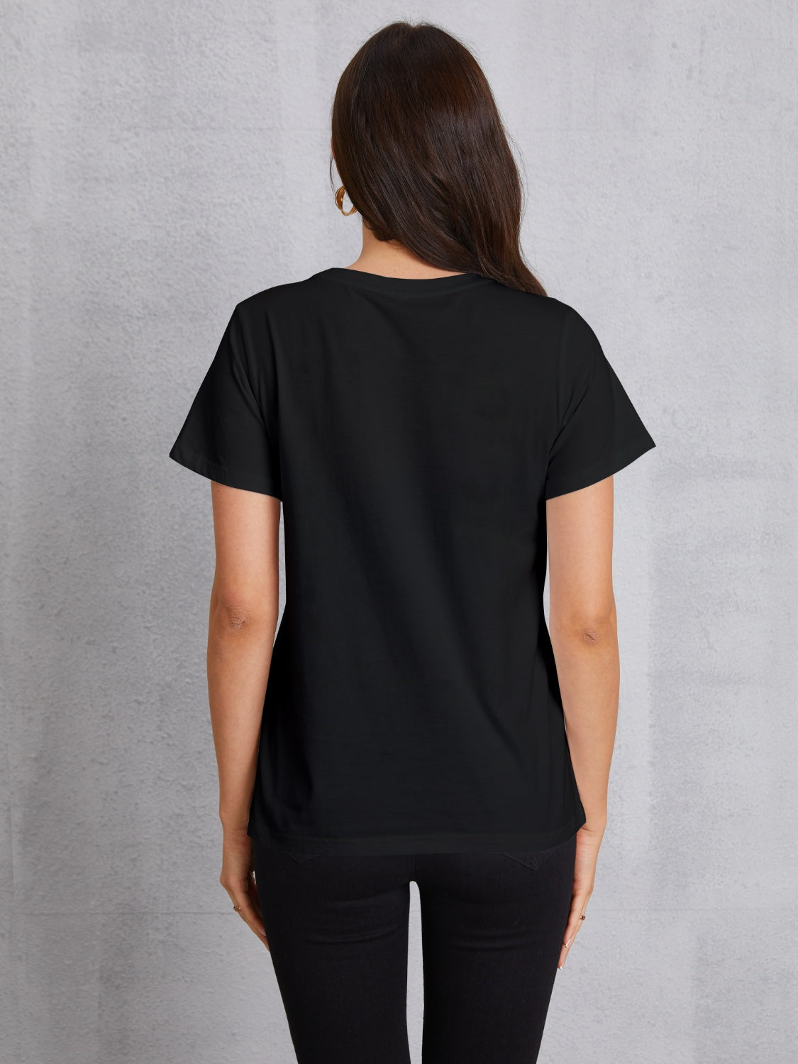 Coffee Round Neck Short Sleeve T-Shirt-Jewearrings