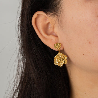 Thelma Gold Earrings-Jewearrings