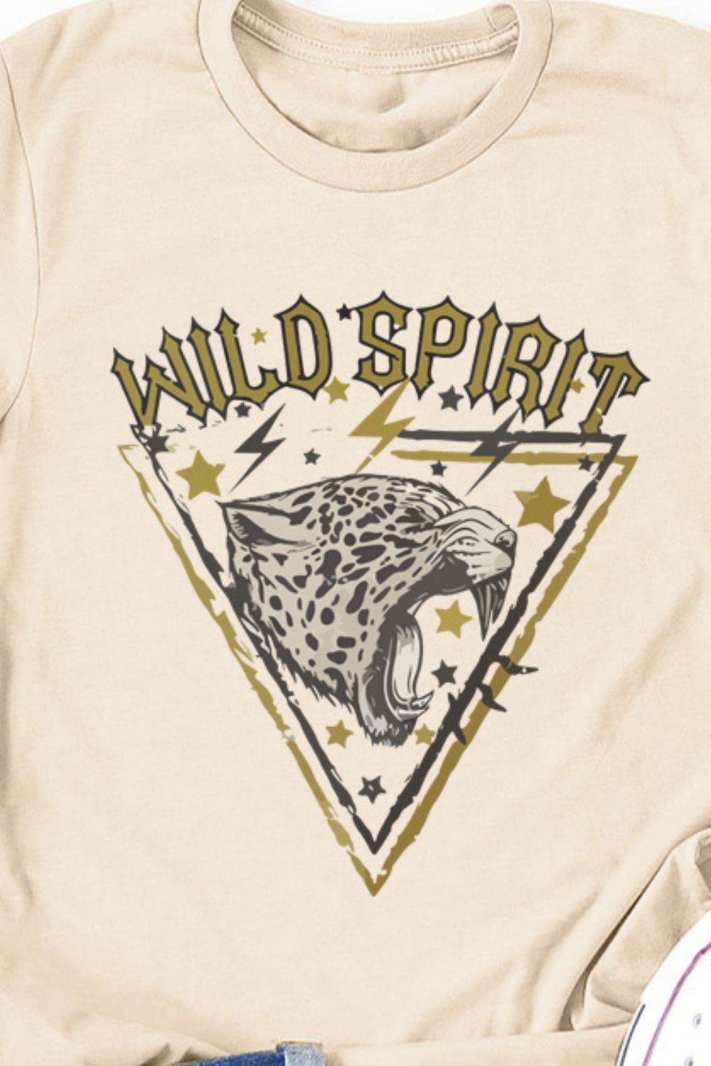 WILD SPIRIT Graphic Short Sleeve T-Shirt-Jewearrings