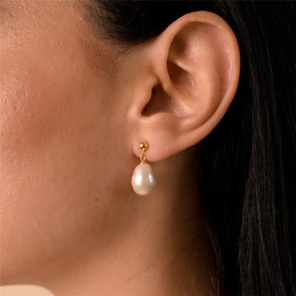 Vintage Pearl Earrings Women's Design Sense-Jewearrings