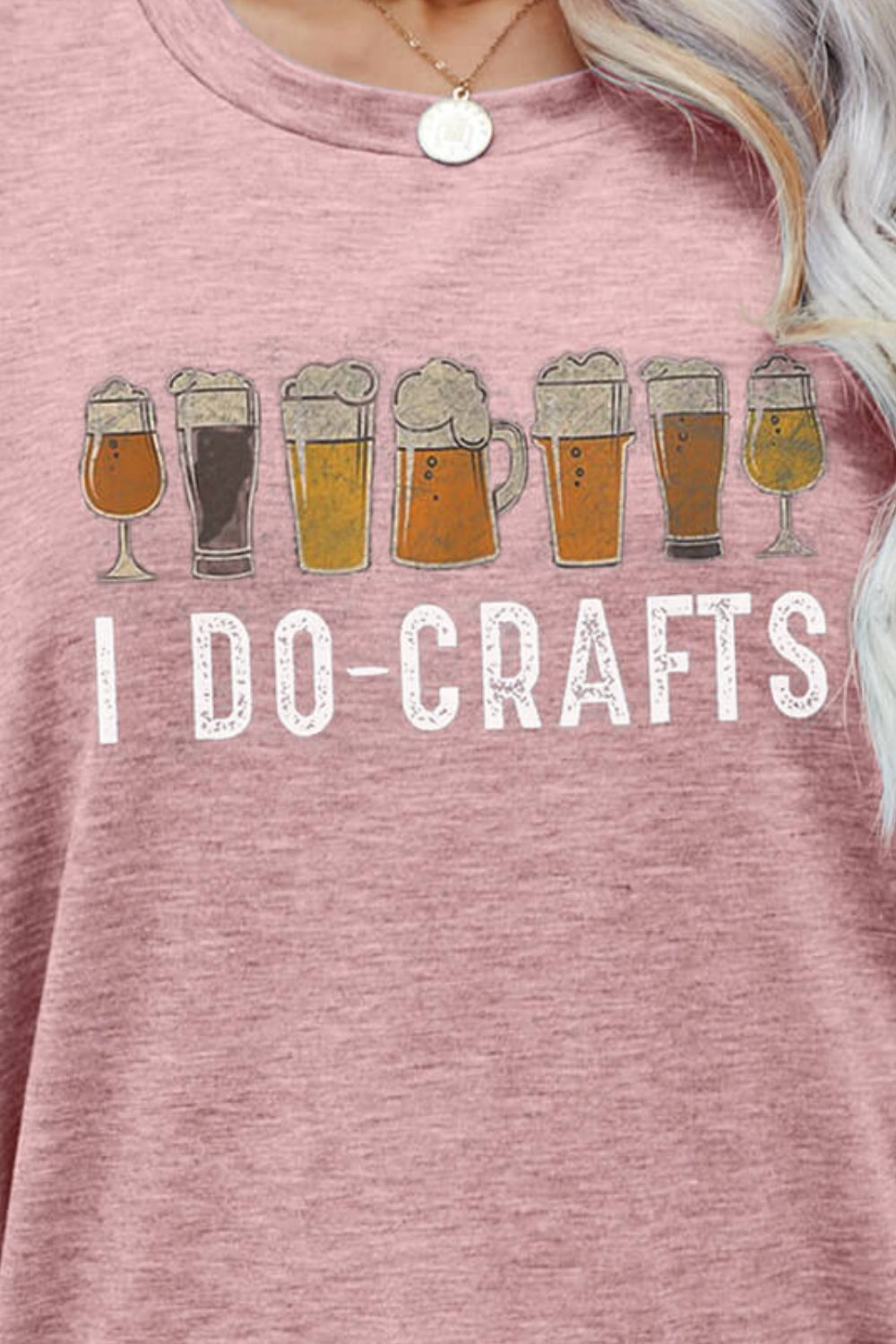 I DO CRAFTS Round Neck T-Shirt-Jewearrings