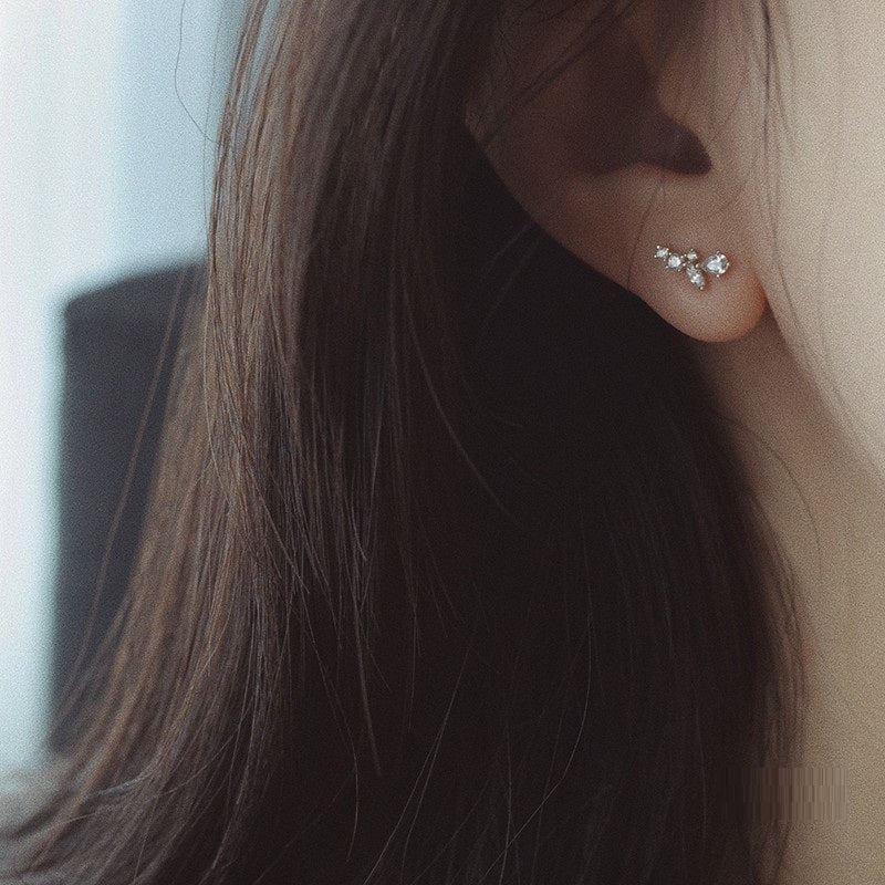 Wheat Ears Plated With 10K Gold Earrings-Jewearrings