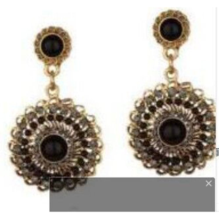 Bohemian Ethnic Style Stud Earrings Sunflower-Jewearrings