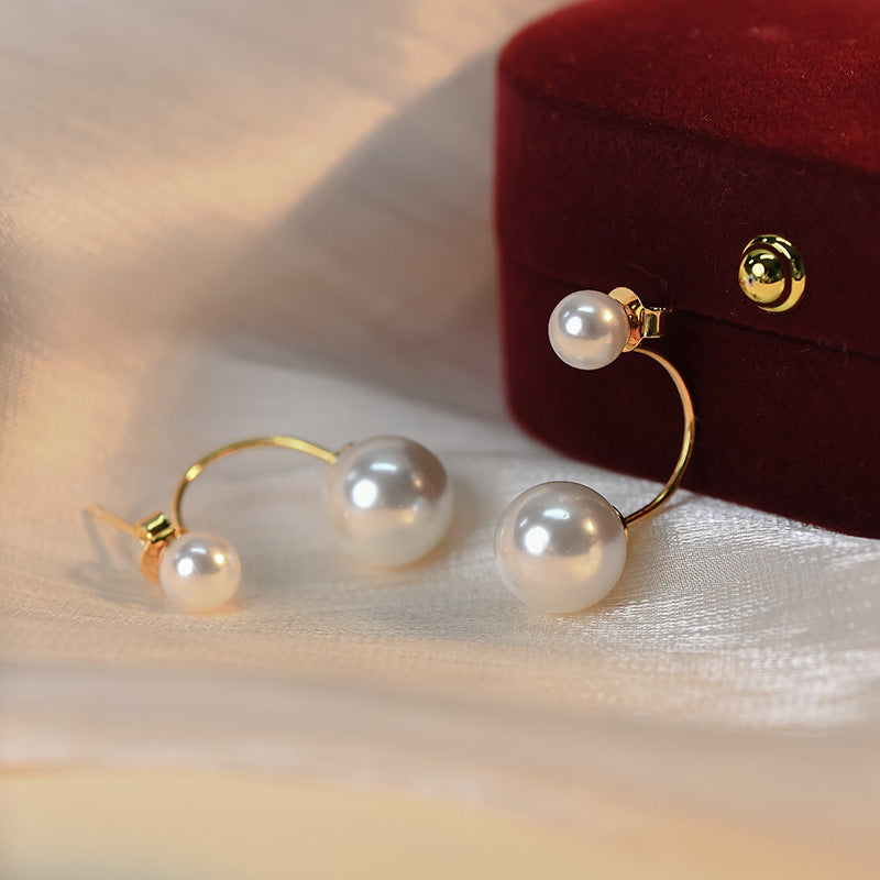 Women's Fashion Vintage Antique Pearl Earrings-Jewearrings