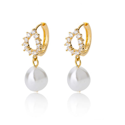 New Freshwater Pearl Earrings Of The Same Design-Jewearrings