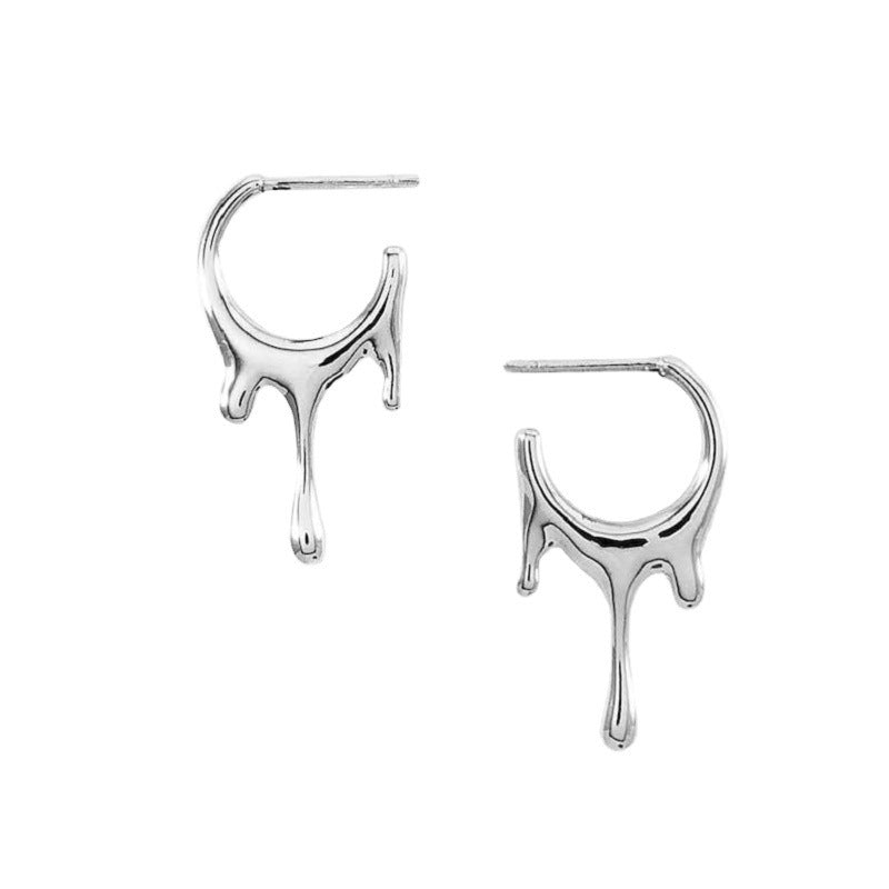 Women's S925 Sterling Silver Retro Aloofness Style Earrings-Jewearrings