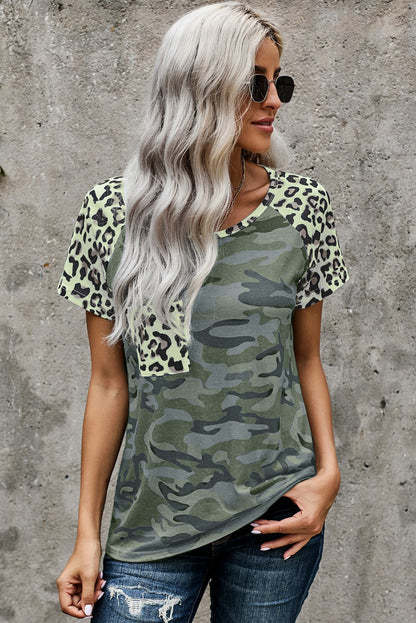 Leopard Pocket Camo T-Shirt-Jewearrings