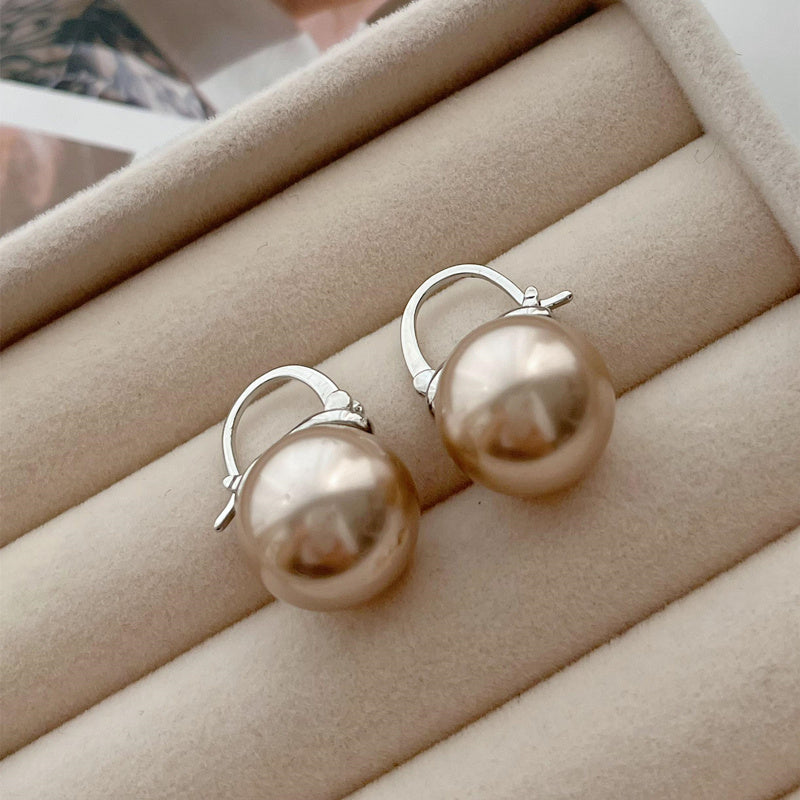 Women's Simple And Versatile Pearl Earrings-Jewearrings