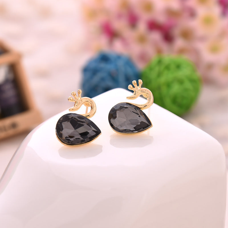 Korean Fashion Pearl Stud Earrings-Jewearrings