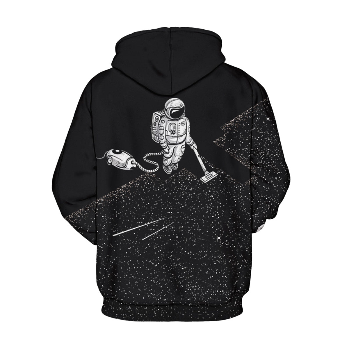 Full Size Astronaut Graphic Drawstring Hoodie-Jewearrings