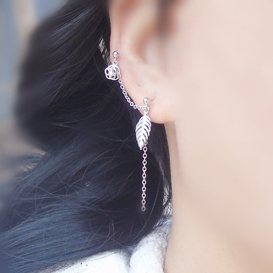 Design Earrings Whole Body S925 Silver Platinum Plated-Jewearrings