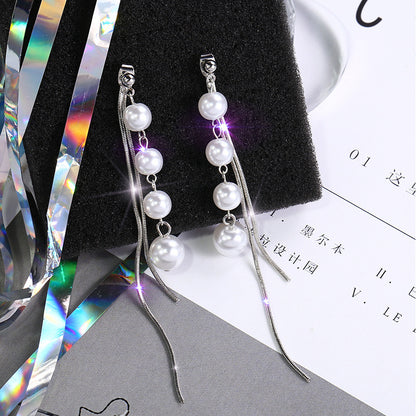 Pearl Temperament Ear Jewelry Earrings-Jewearrings