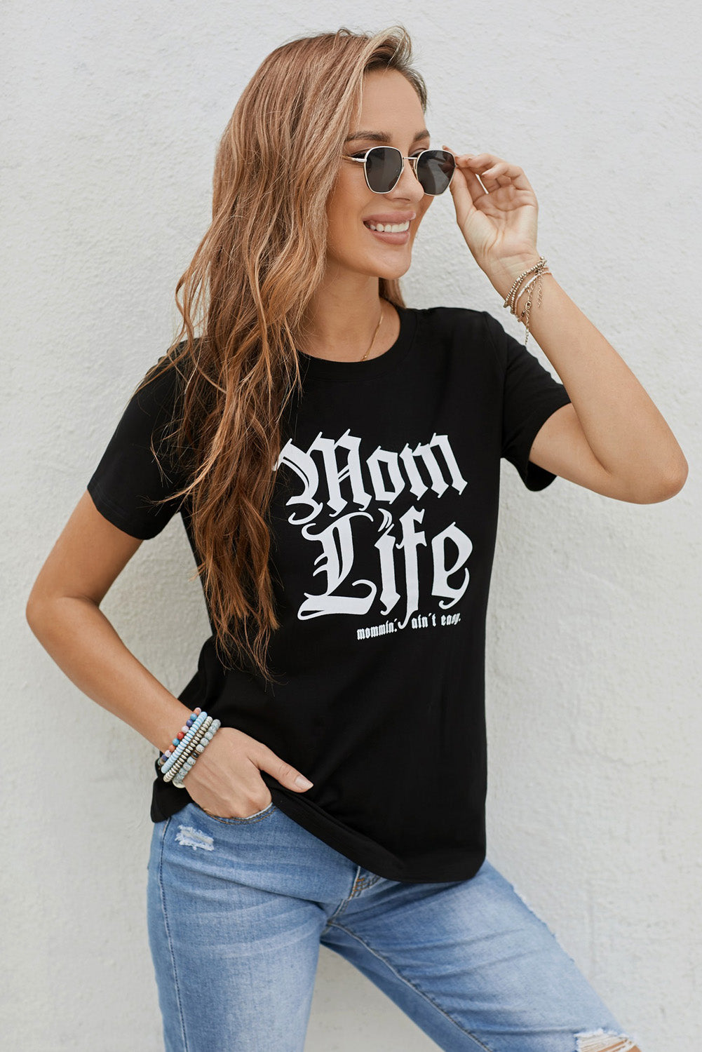 Mom Life Tee-Jewearrings