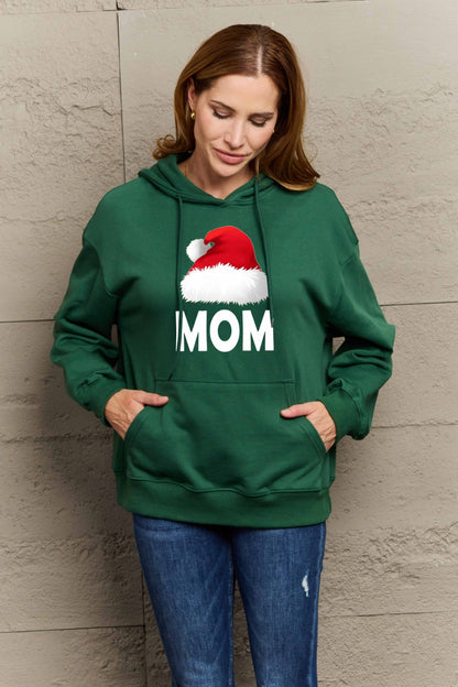 Simply Love Full Size MOM Graphic Hoodie-Jewearrings