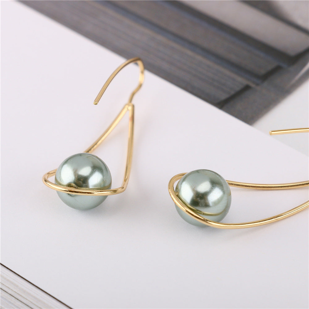 Korean Earrings Personalized Pearl Earrings-Jewearrings