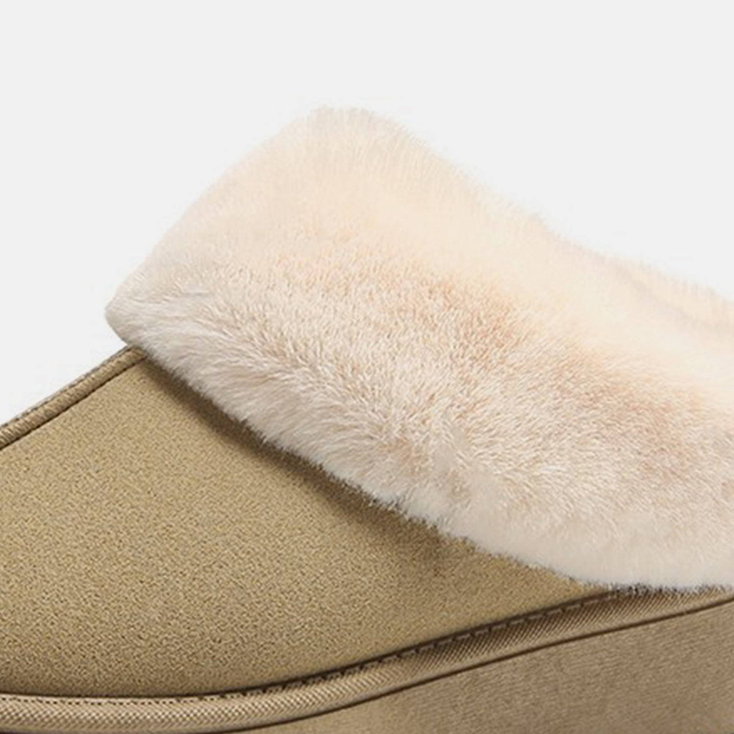 Furry Chunky Platform Slippers-Jewearrings