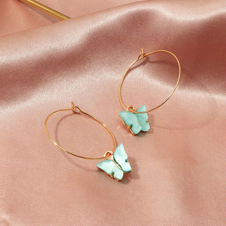 Butterfly Dangle Earrings-Jewearrings