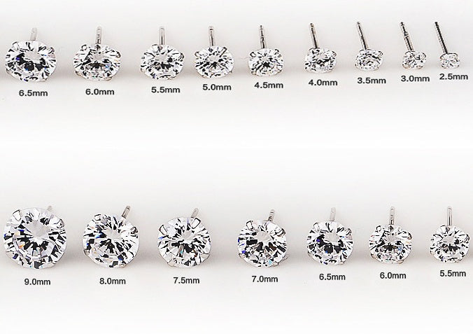 S925 sterling silver jewelry women's earrings micro-drill-Jewearrings