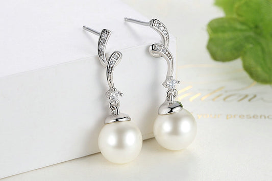 Pearl earrings-Jewearrings