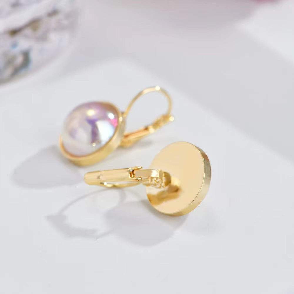 Women's Exquisite Commuter Fashion All Match Earrings With Pearl-Jewearrings