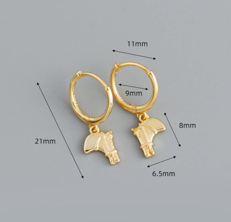 Women's glossy hoop earrings-Jewearrings