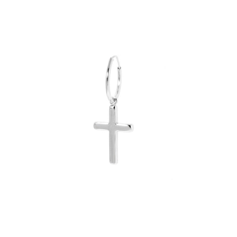 Cross Earrings Korean Earrings Are Simple And Versatile-Jewearrings