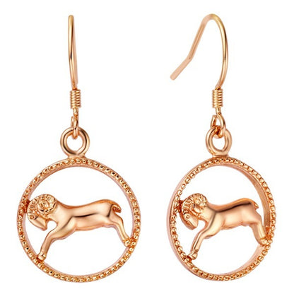 Aries Dangle Earrings-Jewearrings