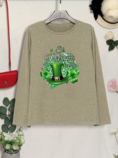 ST. PATRICK'S DAY Round Neck T-Shirt-Jewearrings