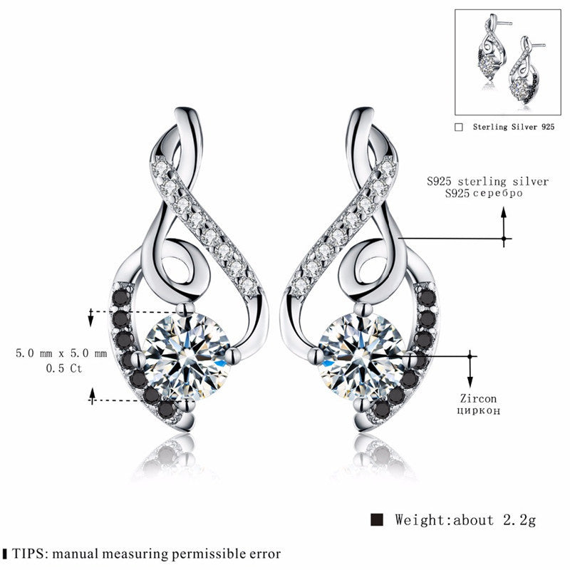 S925 Sterling Silver Earrings-Jewearrings