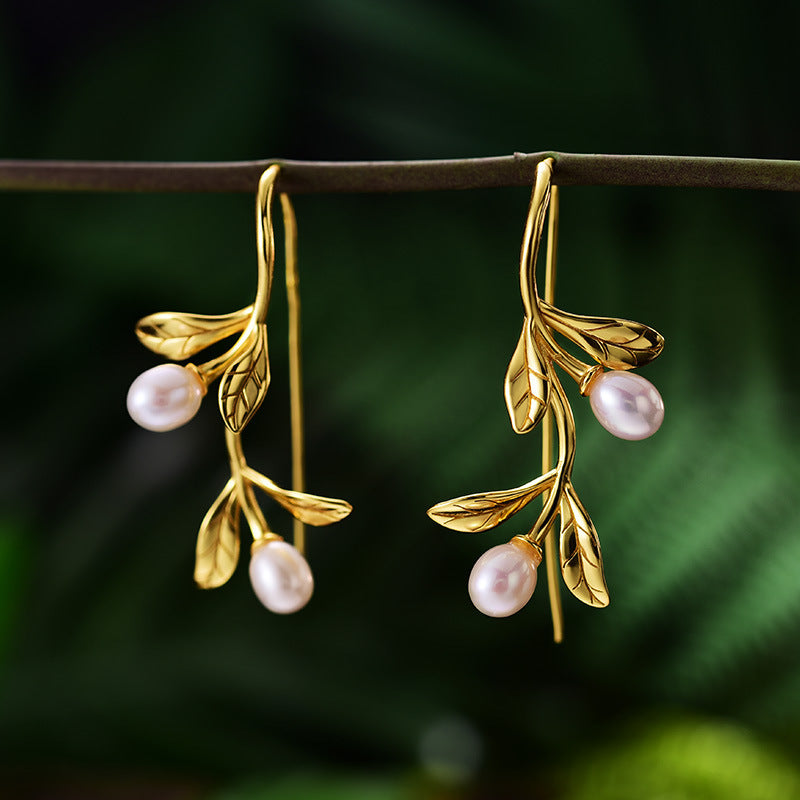 Moye Dew Natural Pearl Earrings-Jewearrings