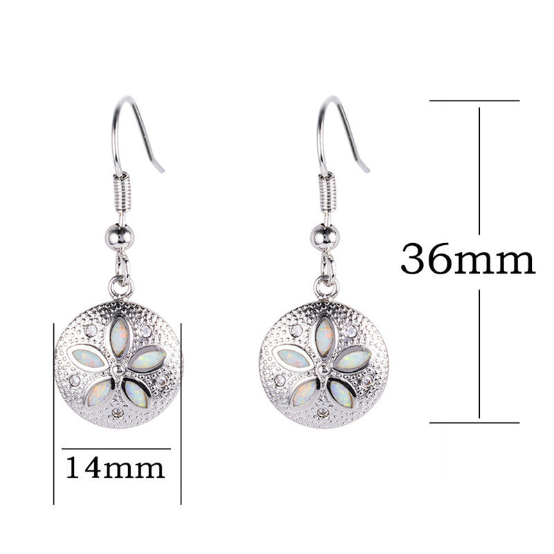 S925 sterling silver flower type ladies pendant earrings-Jewearrings