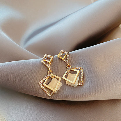 S925 Silver Needle Design Sense French Pearl Earrings Women-Jewearrings