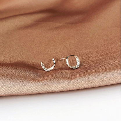 Fashion Hollow Whole Body 925 Sterling Silver Temperament Earrings-Jewearrings