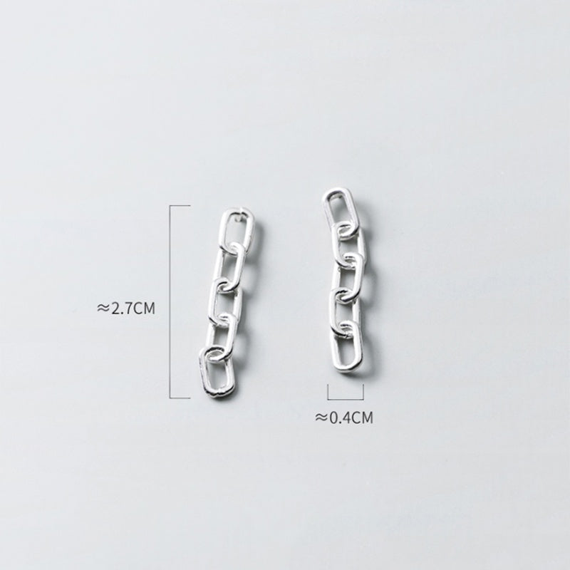 Silver Korean Style Simple And Stylish Design Earrings Sweet-Jewearrings