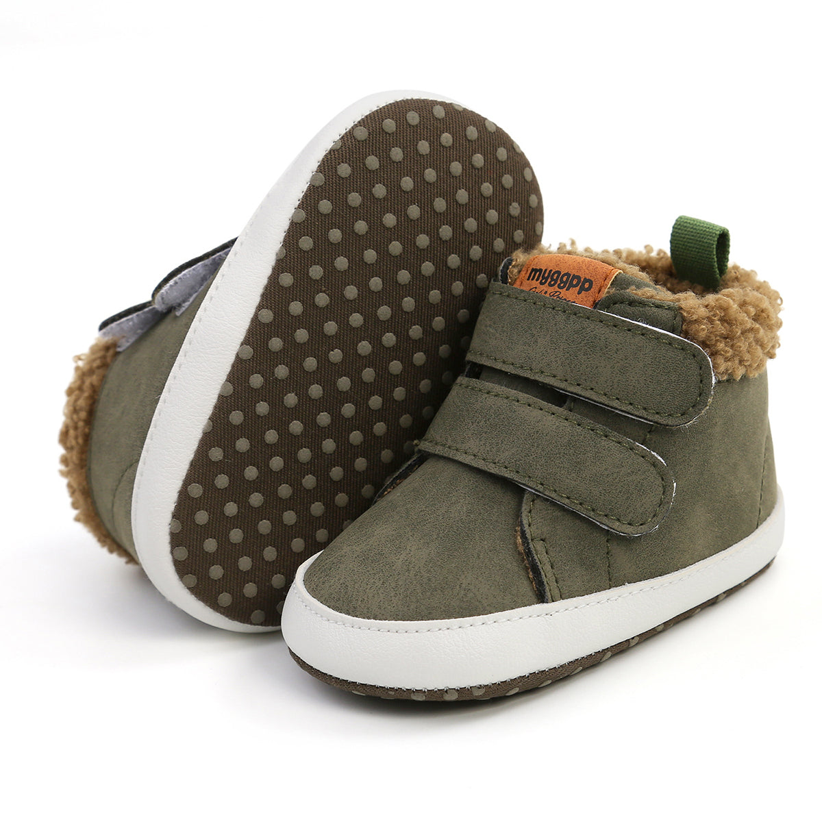 Fuzzy Velcro Kid Sneakers-Jewearrings