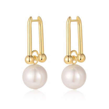 New Design High Quality Pearl Earrings-Jewearrings