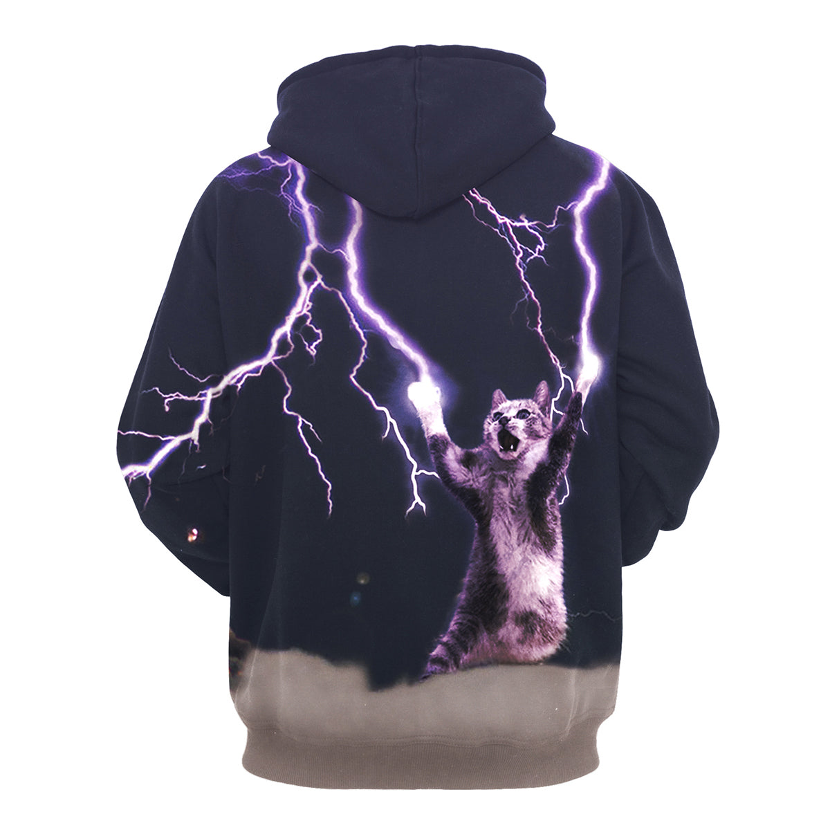 Full Size Printed Drawstring Hoodie with Pockets-Jewearrings