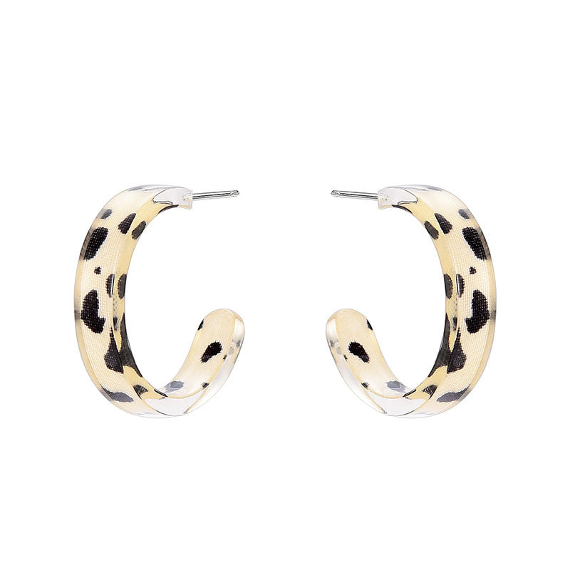 Simple Forest Gold Earrings With Diamonds-Jewearrings