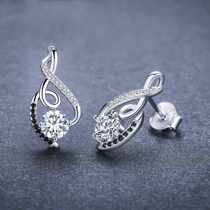 Hot S925 Sterling Silver Earrings In Europe And America-Jewearrings