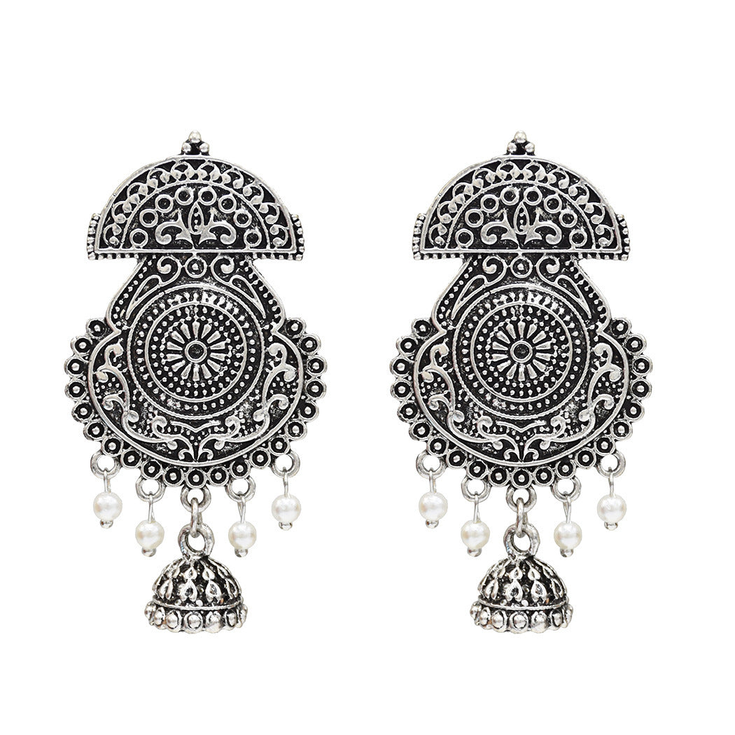 Indian vintage earrings wholesale pearl earrings-Jewearrings