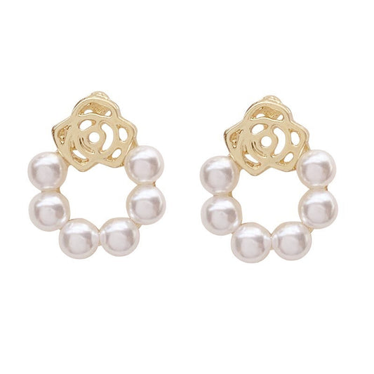 French Retro Stud Earrings are Fashionable and Sweet-Jewearrings