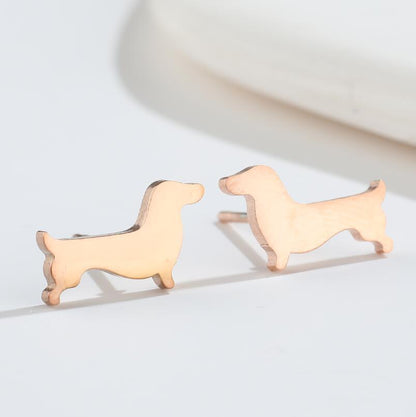 Cute Elf Animal Stud Earrings For Women Ins Style Personalized Earclip-Jewearrings