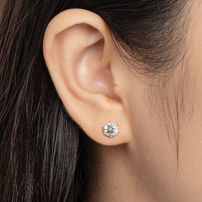 Moissanite Earrings-Jewearrings